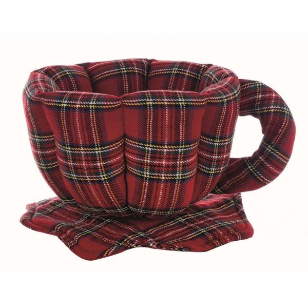 Tazza portapane in tartan - 13x23cm - Blanc Mariclo